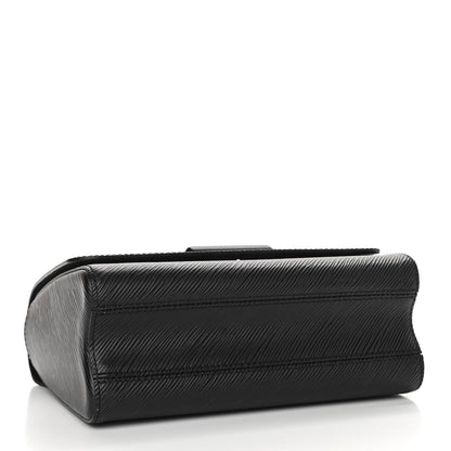 Louis Vuitton Epi Twist Shoulder Bag MM Matte Black 4 of 12