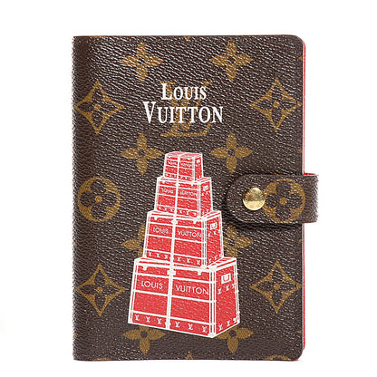 Louis Vuitton Monogram Malle Empilees Stacked Trunks Small Ring Agenda Cover 1 of 7