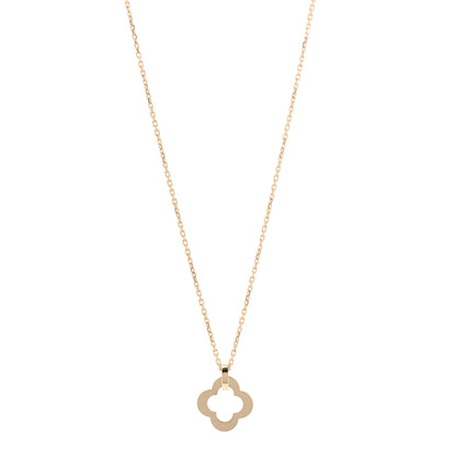 Van Cleef & Arpels 18K Yellow Gold Byzantine Alhambra Pendant Necklace 1 of 5