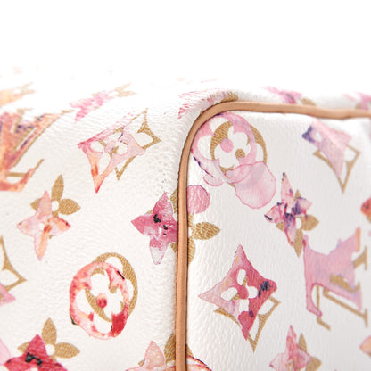 Louis Vuitton Watercolor Aquarelle Speedy 35 White 13 of 17