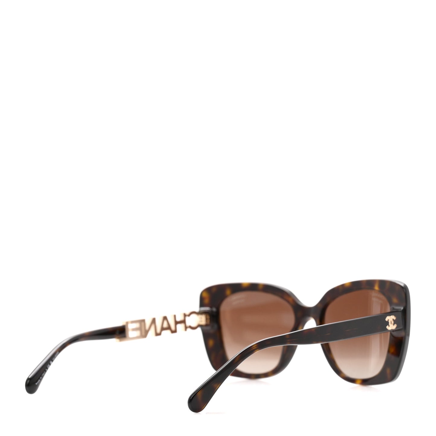 Acetate Strass Square Sunglasses 5422-B Tortoise