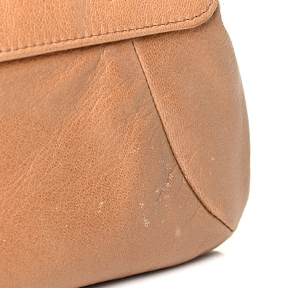 Saint Laurent Calfskin Nadja Shoulder Bag Tan 7 of 8