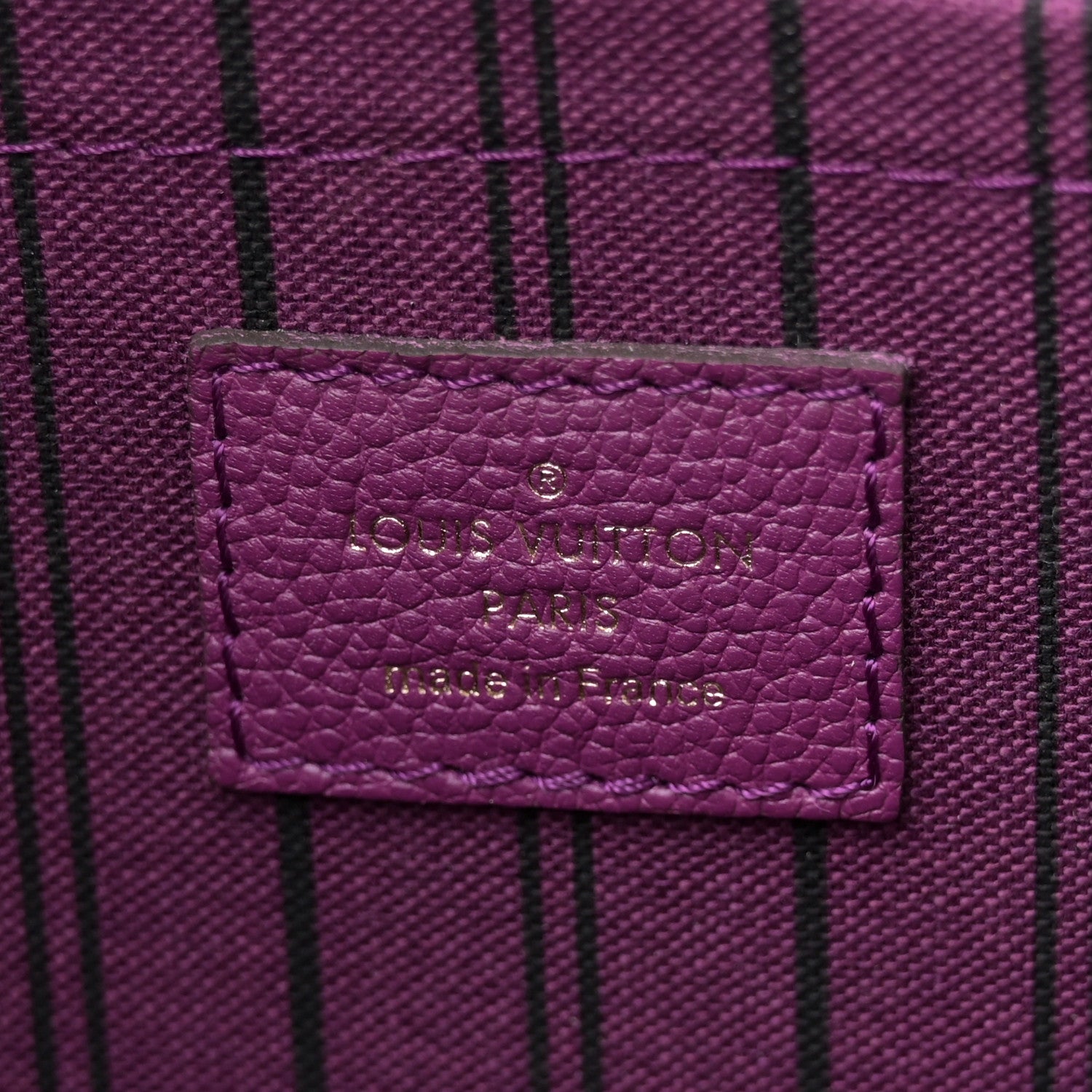 Louis Vuitton Empreinte Montaigne MM Amethyste 6 of 11