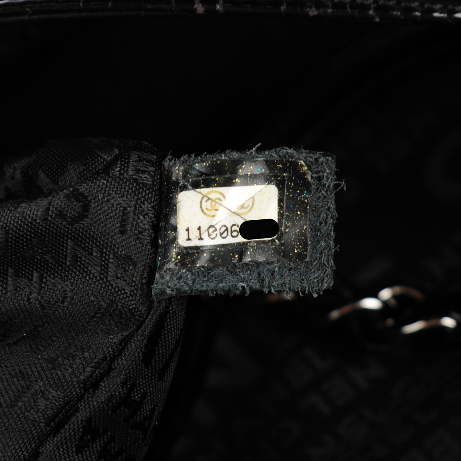 Chanel Vinyl XL Coco Cabas Black 7 of 7