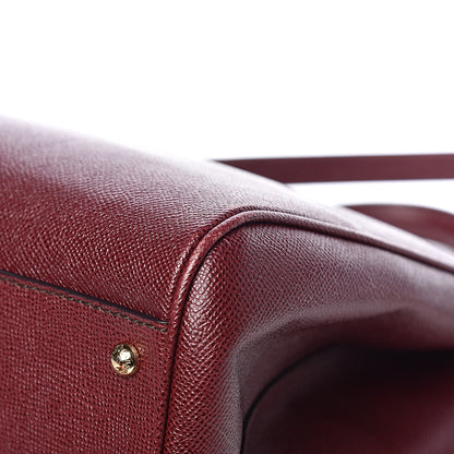 Dolce & Gabbana Dauphine Large Miss Sicily Satchel Burgundy 13 of 13