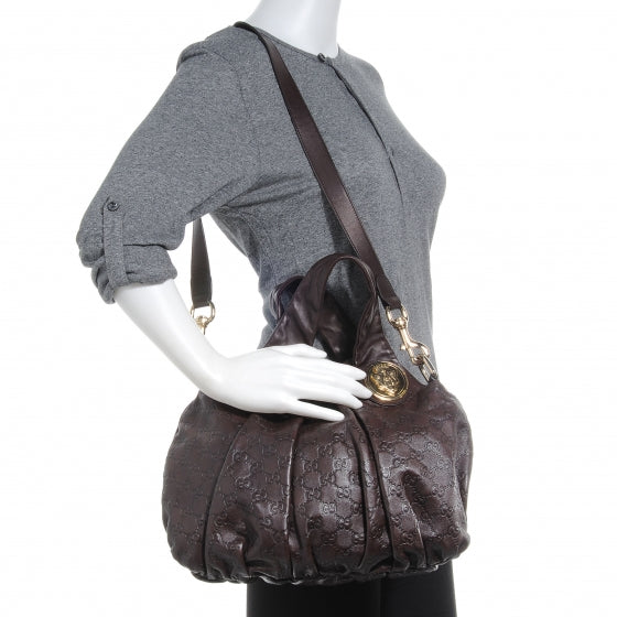 Guccissima Small Hysteria Chocolate