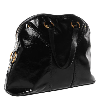 Saint Laurent Patent Oversized Muse Black 3 of 7