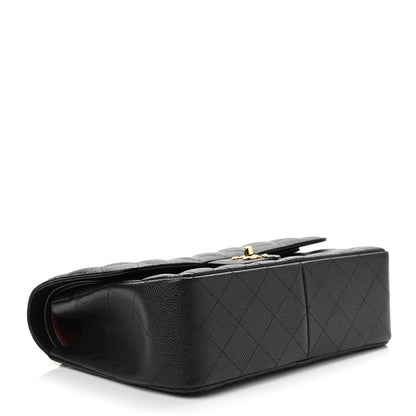 Chanel Caviar Quilted Jumbo Double Flap Black 4 of 11