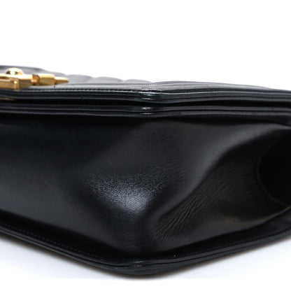 Chanel Lambskin Quilted Medium Boy Flap Black 10 of 10