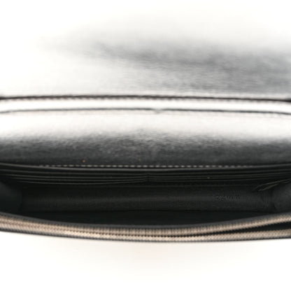 Fendi Vitello Catalan Mirror F is Fendi Medium Envelope Wallet on Chain Argento 5 of 13