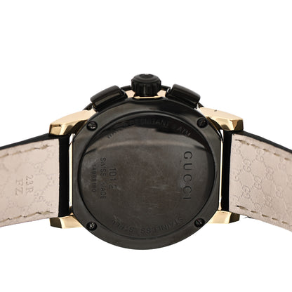 Gucci PVD Stainless Steel Calfskin 44mm G-Chrono Quartz Watch Black 4 of 4