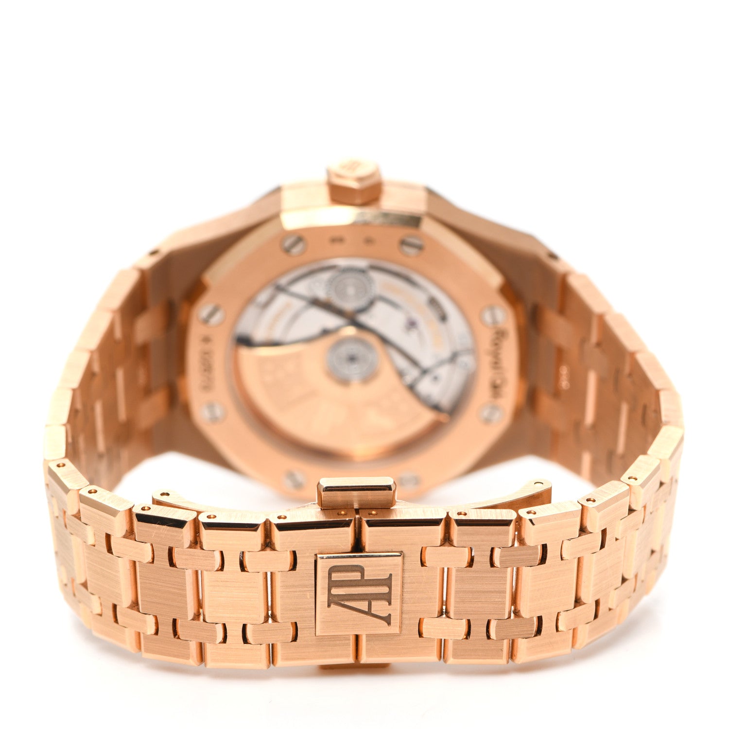 Audemars Piguet 18K Rose Gold Diamond 37mm Royal Oak Automatic Watch 15451OR.ZZ.1256OR.01 3 of 6