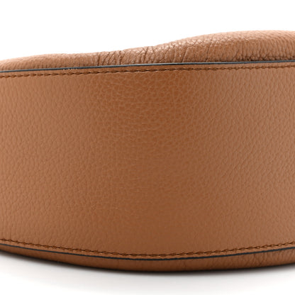 Prada Vitello Phenix Zippered Messenger Hobo Cammeo 9 of 10