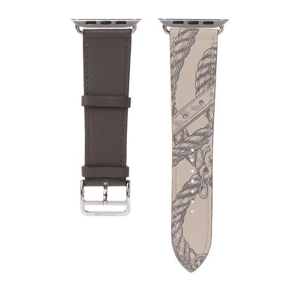 Hermes Apple Watch Single Tour Band 38mm Beton Etain 1 of 4