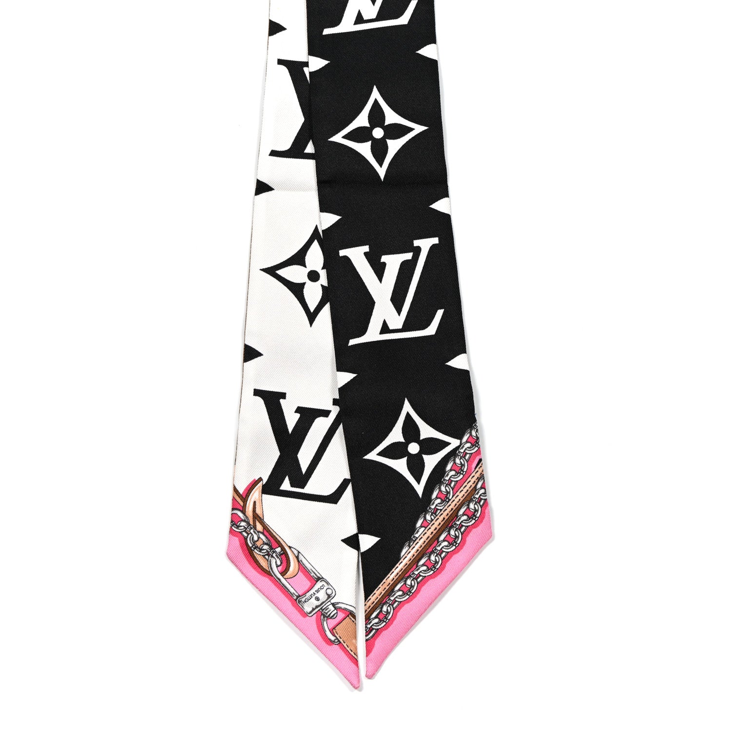 Louis Vuitton Silk Ultimate Monogram BB Bandeau Black 2 of 3