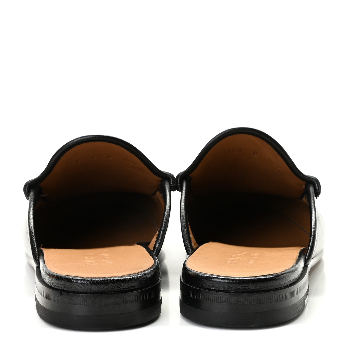 Goatskin Mens Horsebit Slippers 8 Black