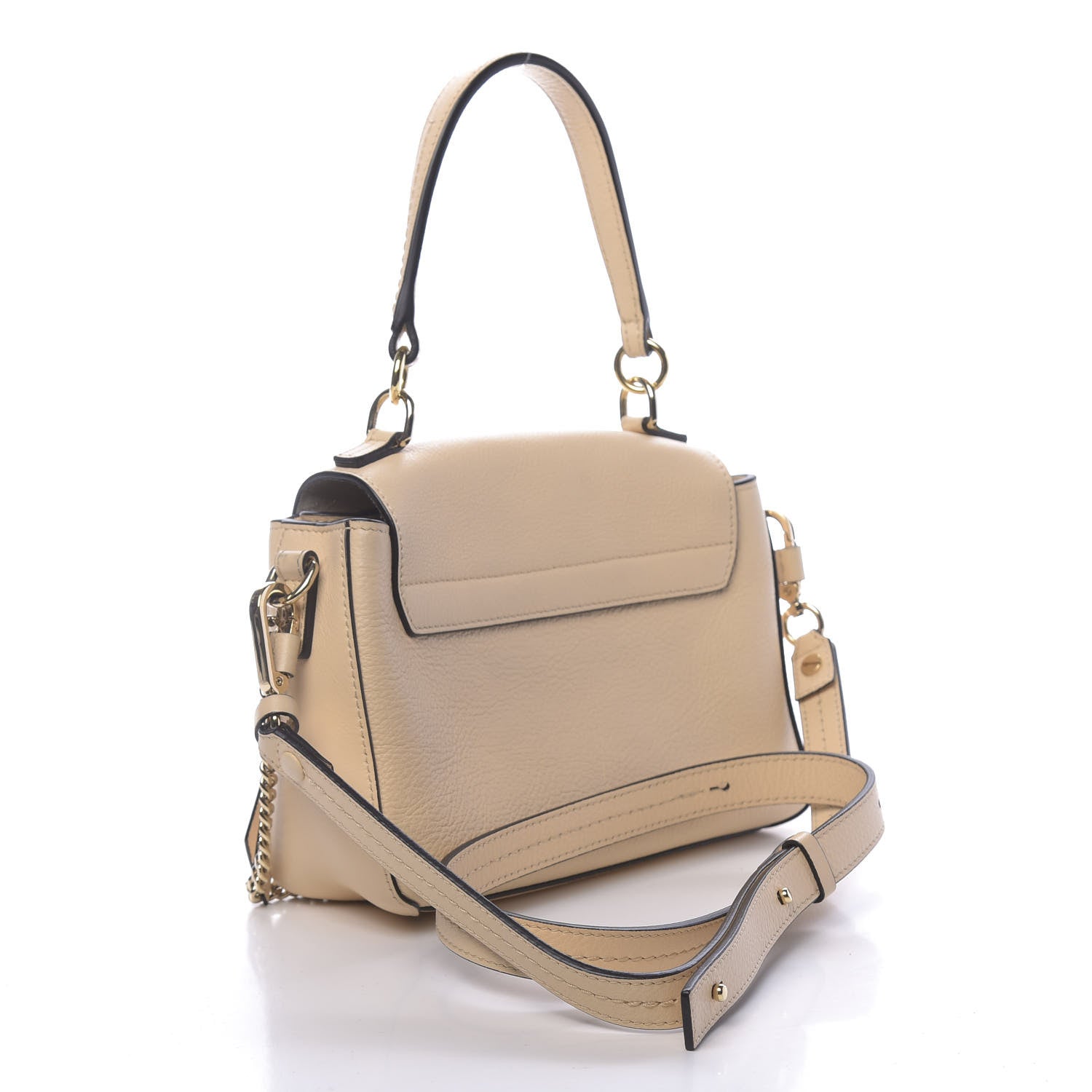 Chloe Calfskin Mini Faye Day Shoulder Bag Blondie Beige 4 of 10