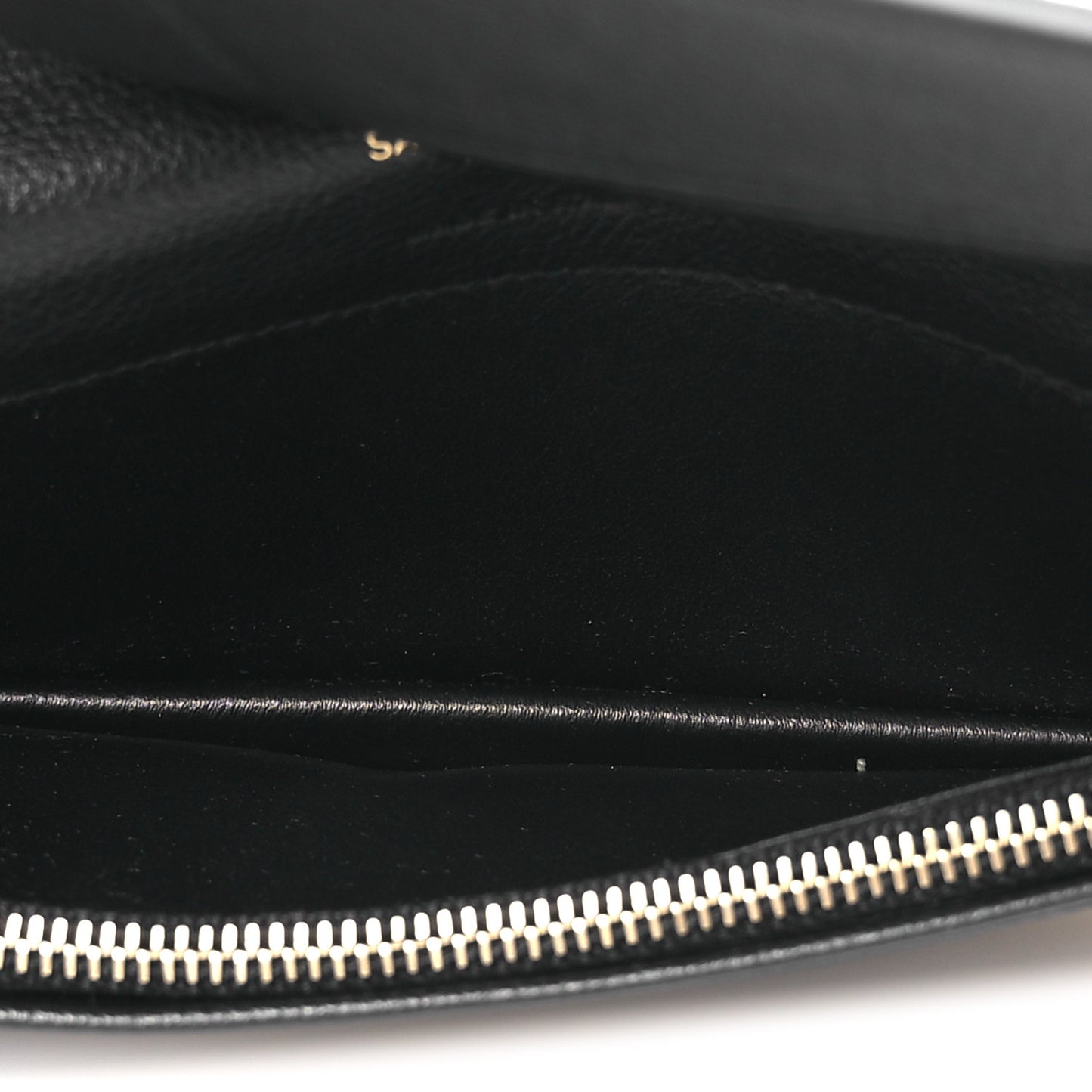 Calfskin Tiny Monogram Cassandre Wallet Black