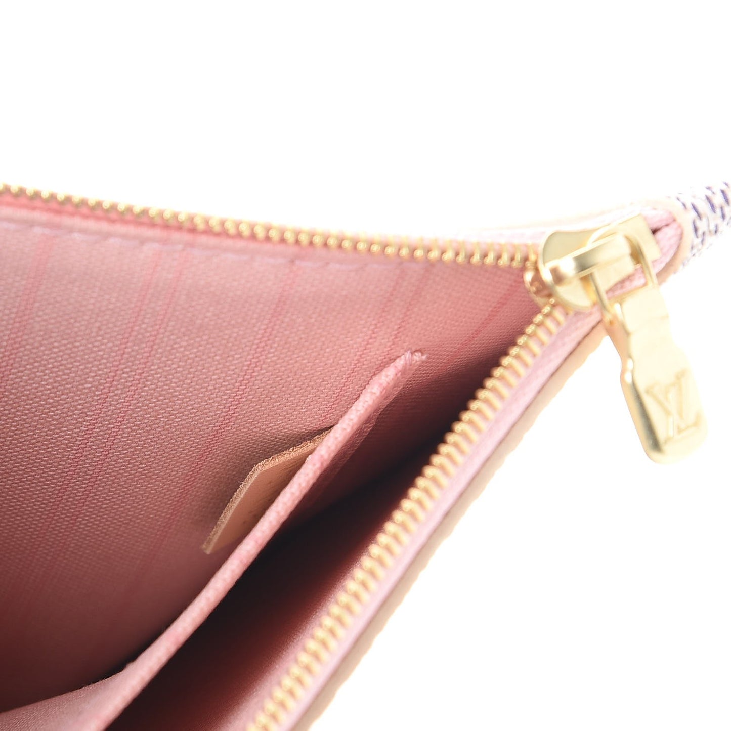 Damier Azur Neverfull MM GM Pochette Rose Ballerine