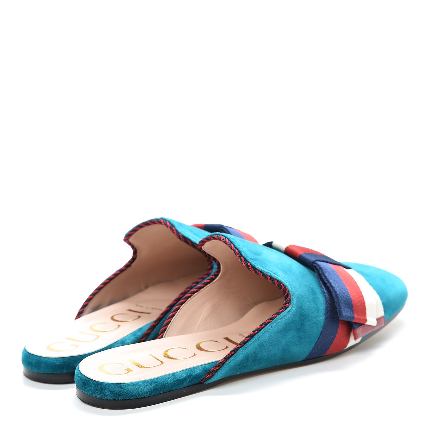 Softy Velvet Sylvie Bow Slippers 39 Pavone