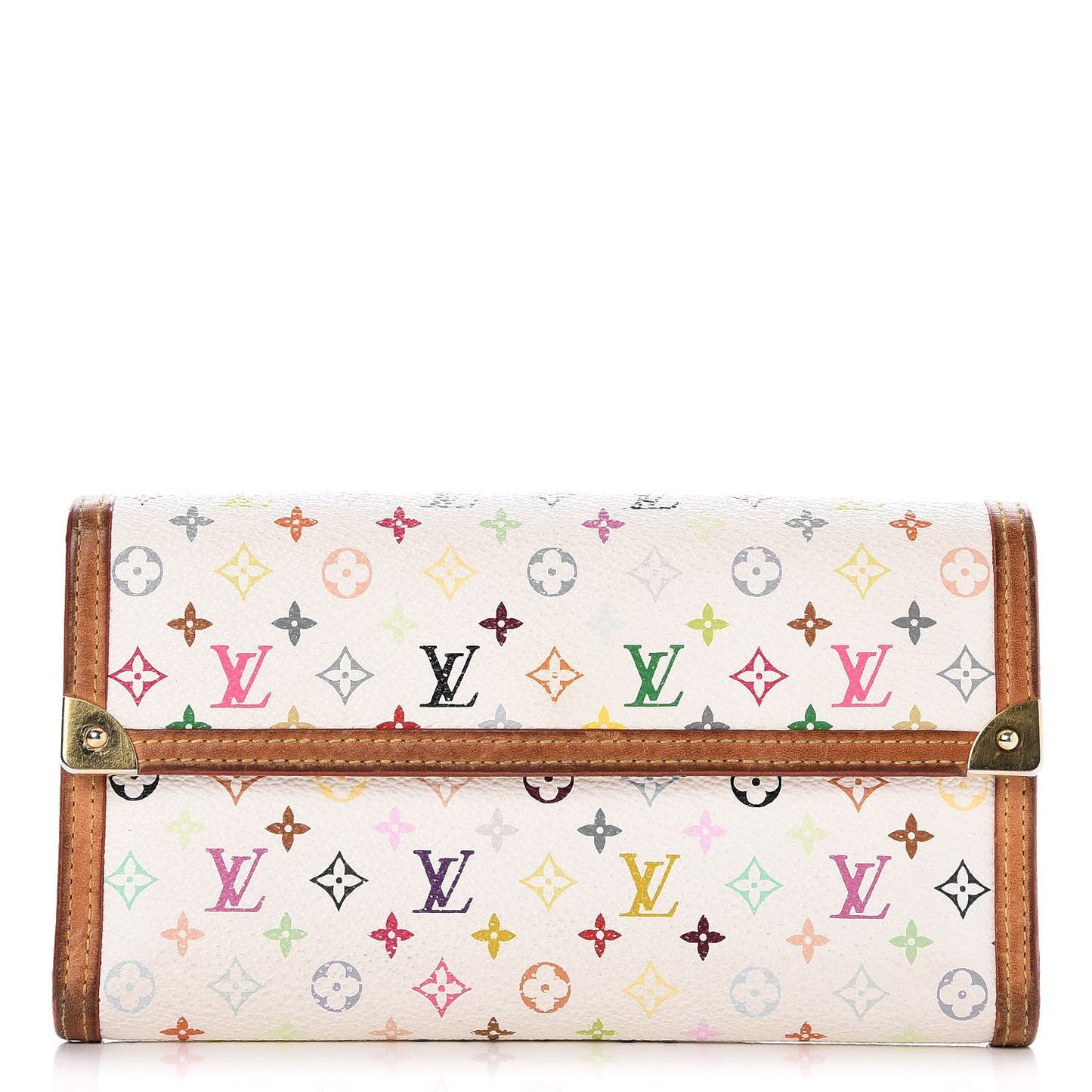 Monogram Multicolor Porte Tresor International Wallet White