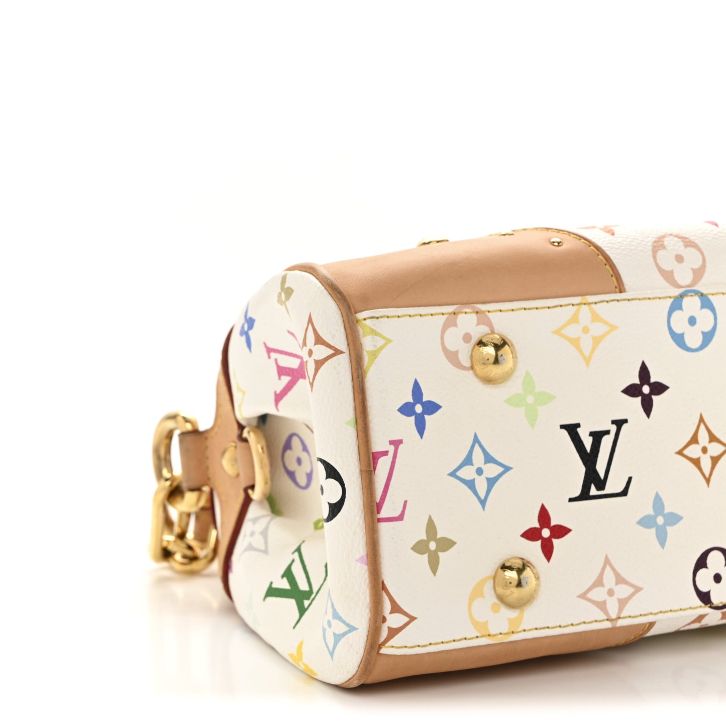 Monogram Multicolor Beverly MM White
