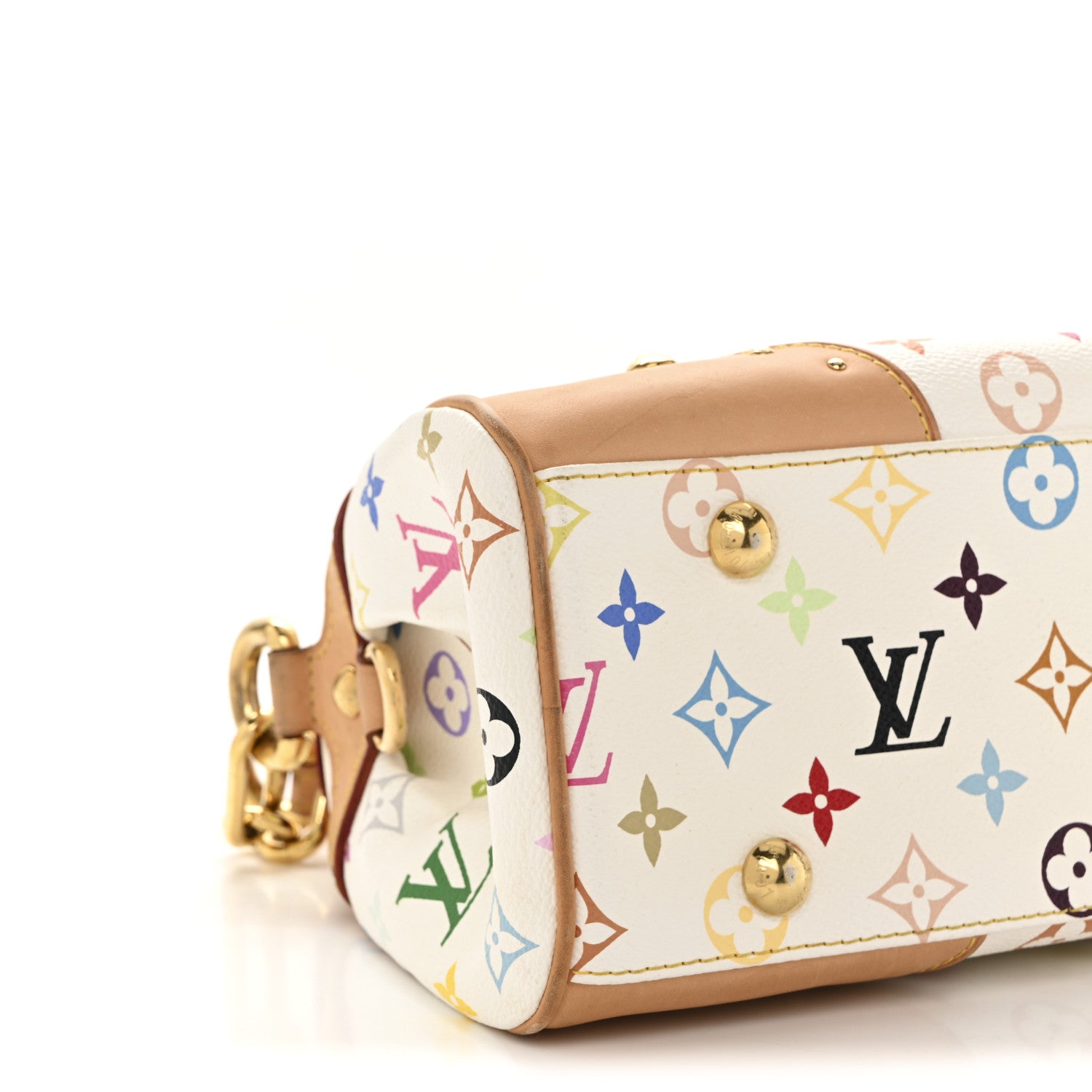 Louis Vuitton Monogram Multicolor Beverly MM White 8 of 13