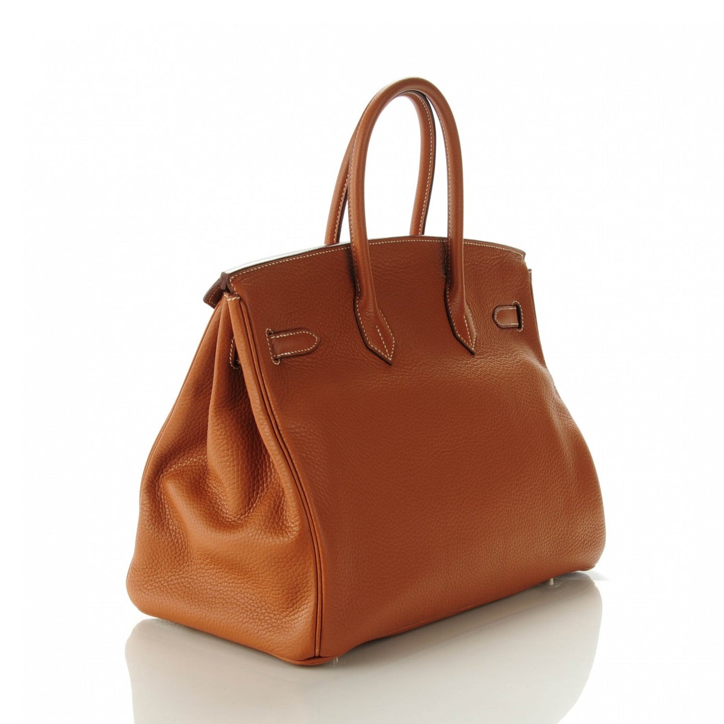 Taurillon Clemence Birkin 35 Gold