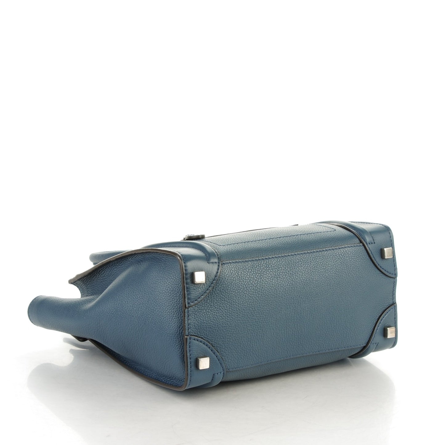 Drummed Calfskin Micro Luggage Orage