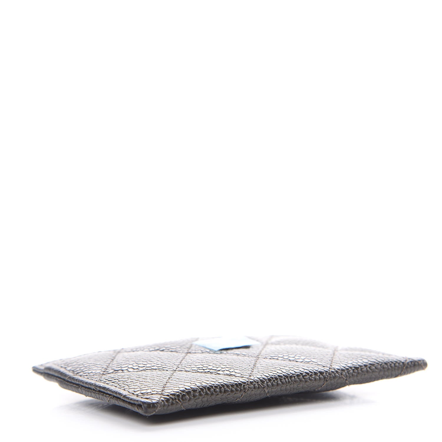 Chanel Caviar Quilted Card Holder Dark Charcoal 4 of 10