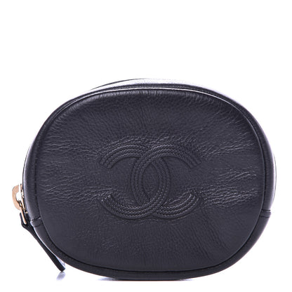 Chanel Calfskin CC Coin Purse Dark Navy 1 of 8