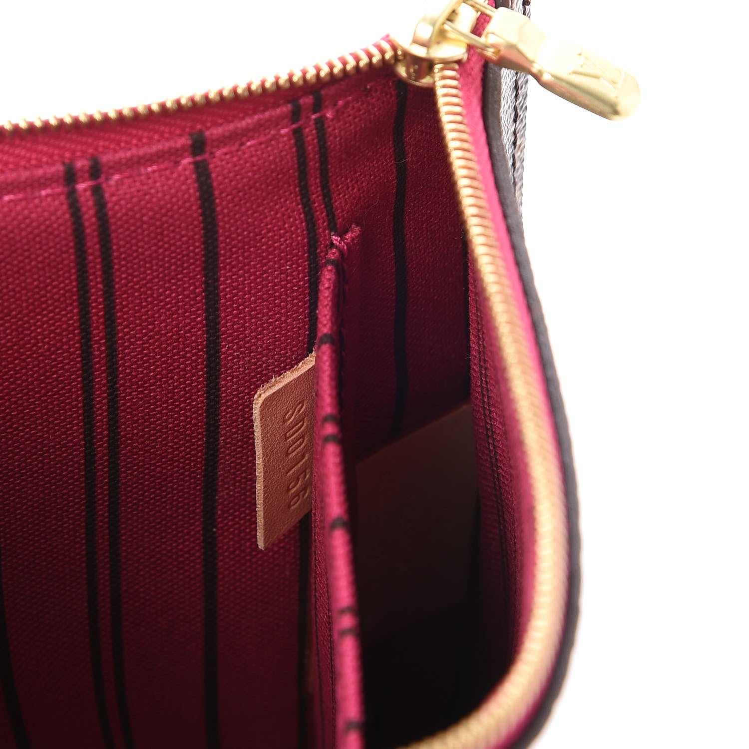 Louis Vuitton Monogram Neverfull MM GM Pochette Pivoine 7 of 8