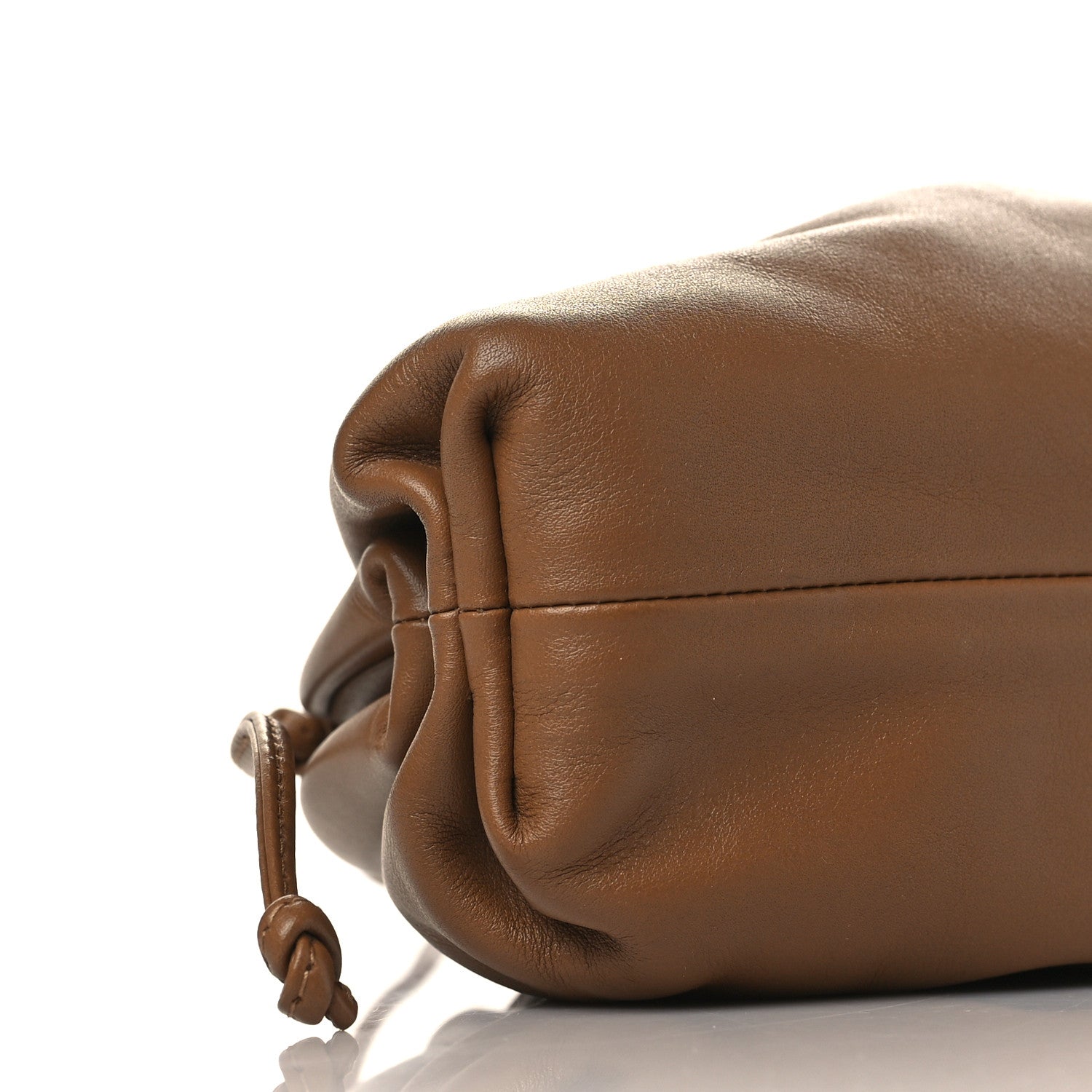 Bottega Veneta Butter Calfskin The Mini Pouch Cammello 8 of 9