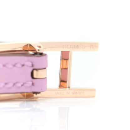 Hermes Swift Behapi Double Tour Bracelet T1 Mauve Sylvestre Rouge H 4 of 8