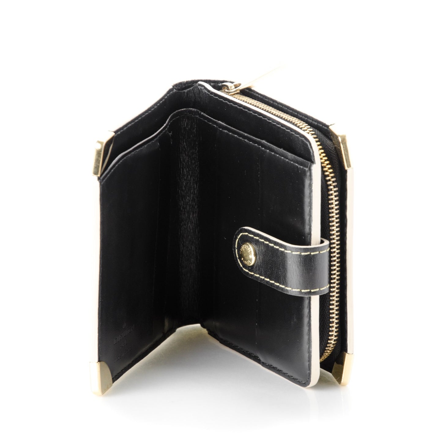 Suhali Compact Zipped Wallet Black