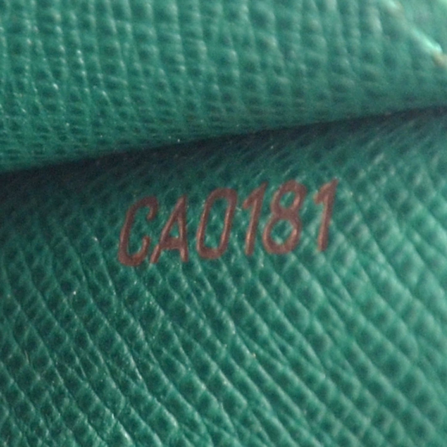 Monogram Emilie Wallet Green