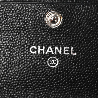 Chanel Caviar Sevruga Card Holder Black 7 of 8
