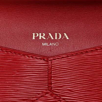 Prada Vitello Move Envelope Wallet Lacca 6 of 7