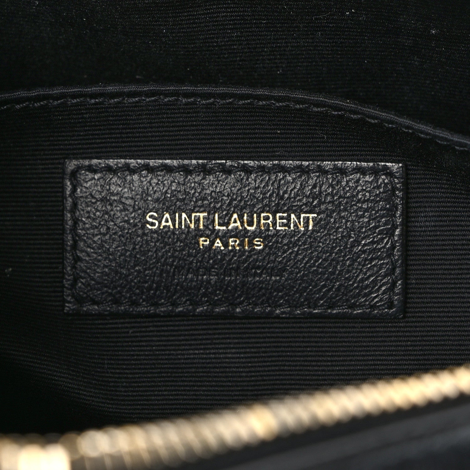 Saint Laurent Calfskin Matelasse Monogram Lou Camera Bag Black 6 of 10