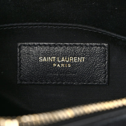 Saint Laurent Calfskin Matelasse Monogram Lou Camera Bag Black 6 of 10