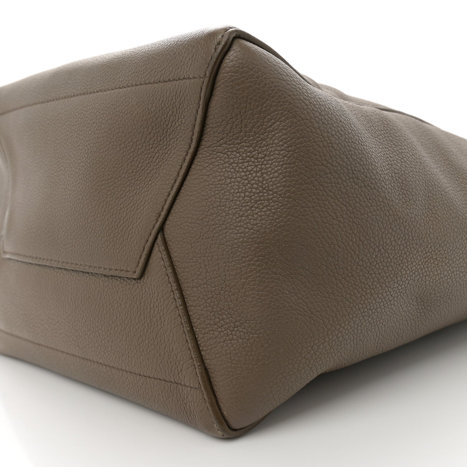 Celine Soft Grained Calfskin Sangle Bucket Bag Taupe 10 of 11