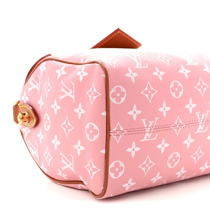 Louis Vuitton Calfskin Monogram Speedy P9 Bandouliere 25 Pink Sakura 10 of 11