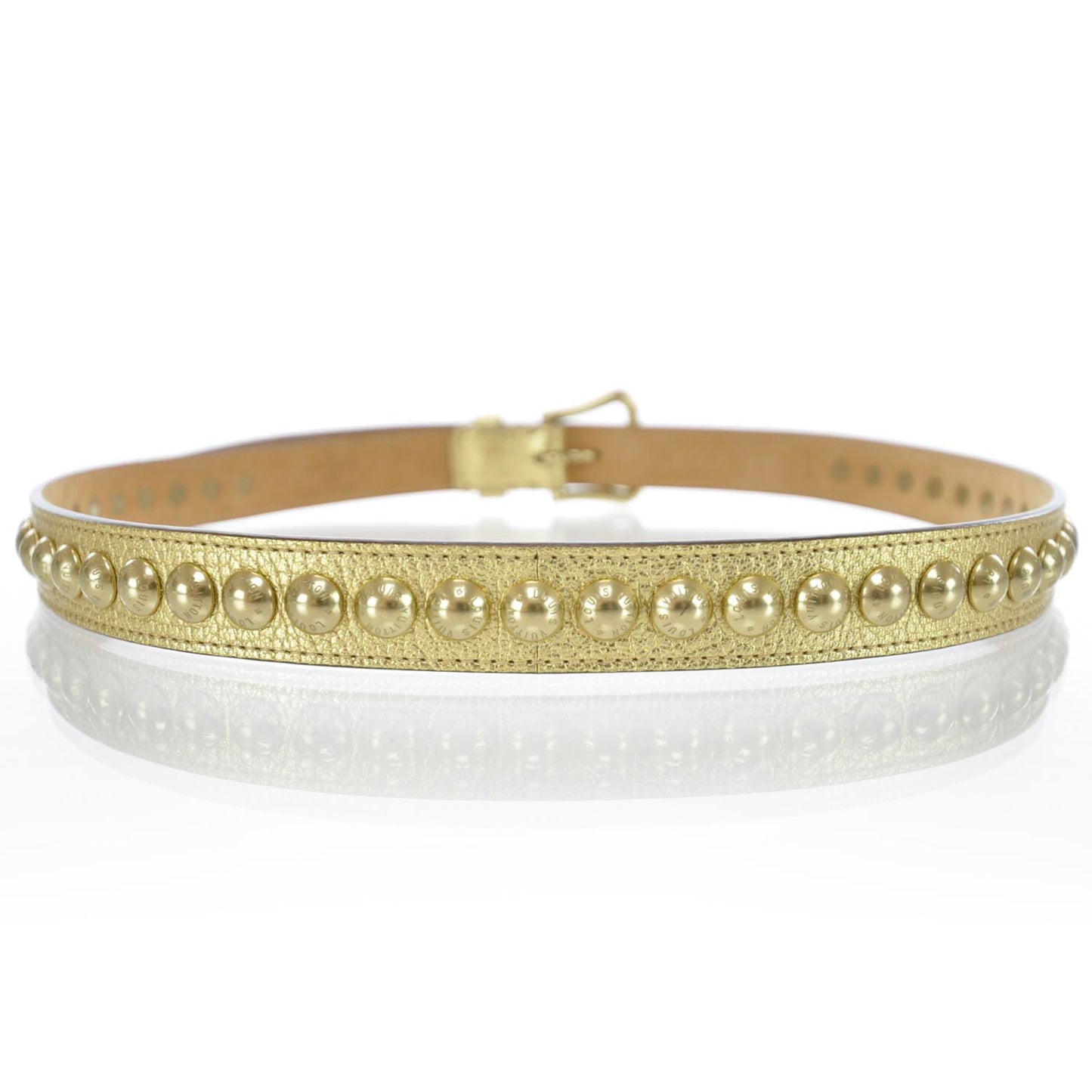 Leather Riveted Trunk Belt 90 36