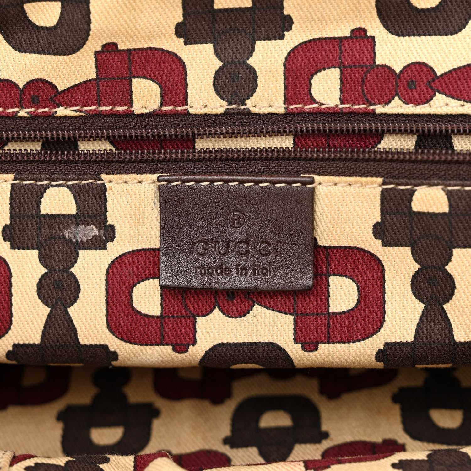 Gucci Guccissima Small Princy Satchel Brown 6 of 21