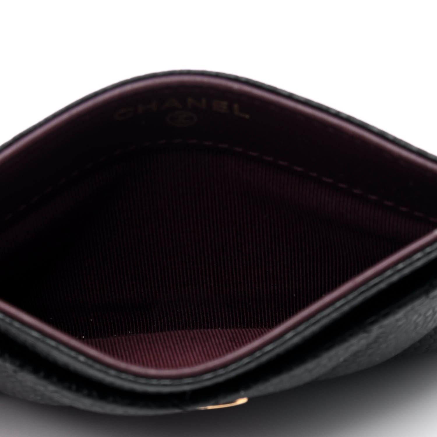 Chanel Caviar Quilted Card Holder Black 3 of 4