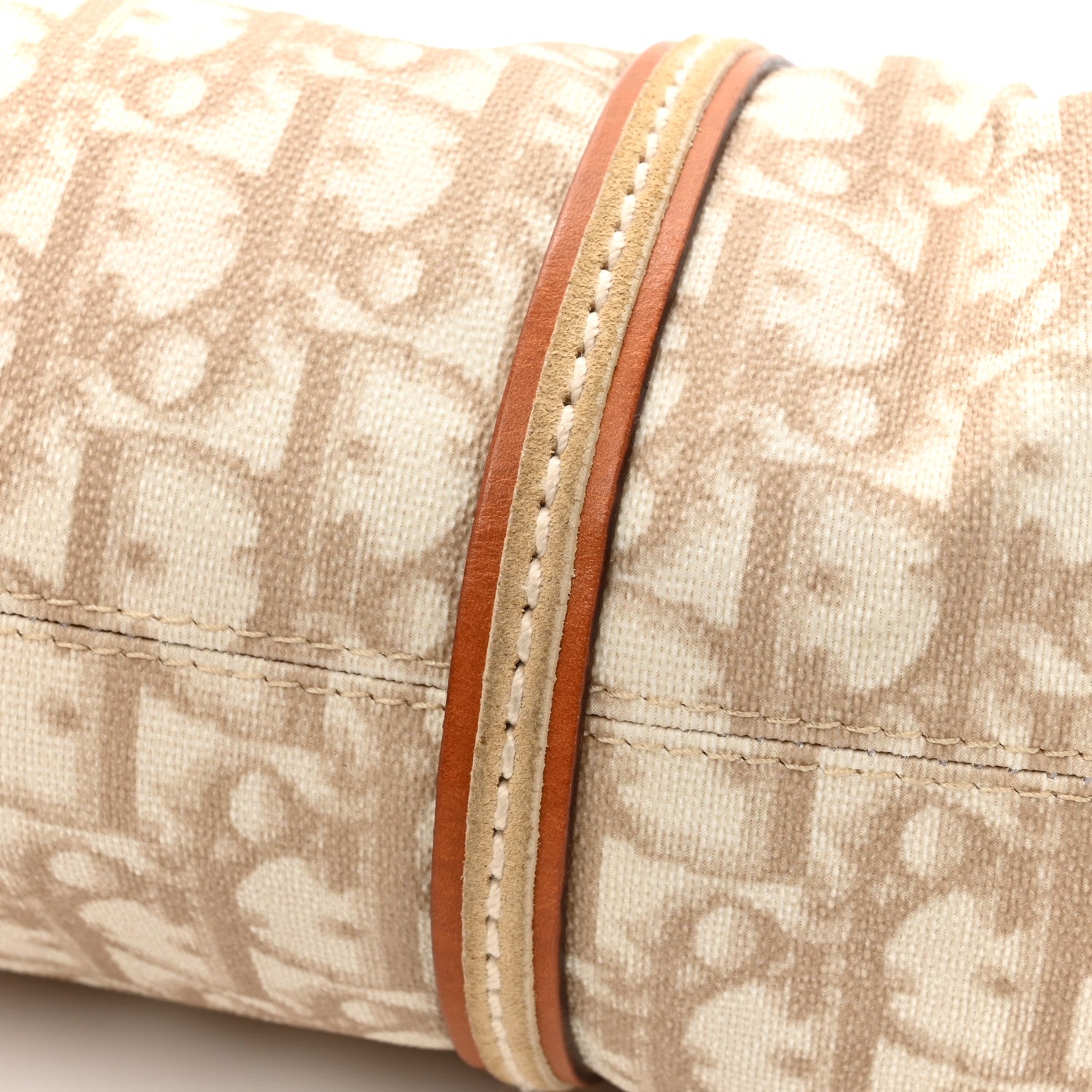 Christian Dior Monogram Trotter Romantique Boston Bag Beige 15 of 18