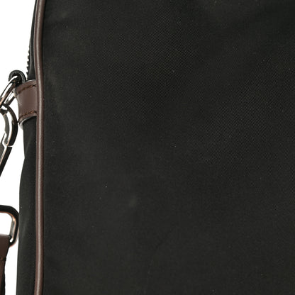 Fendi Nylon Fabric Jacquard Chamois FF 1974 Medium Crossbody Messenger Black Nuvola 11 of 12