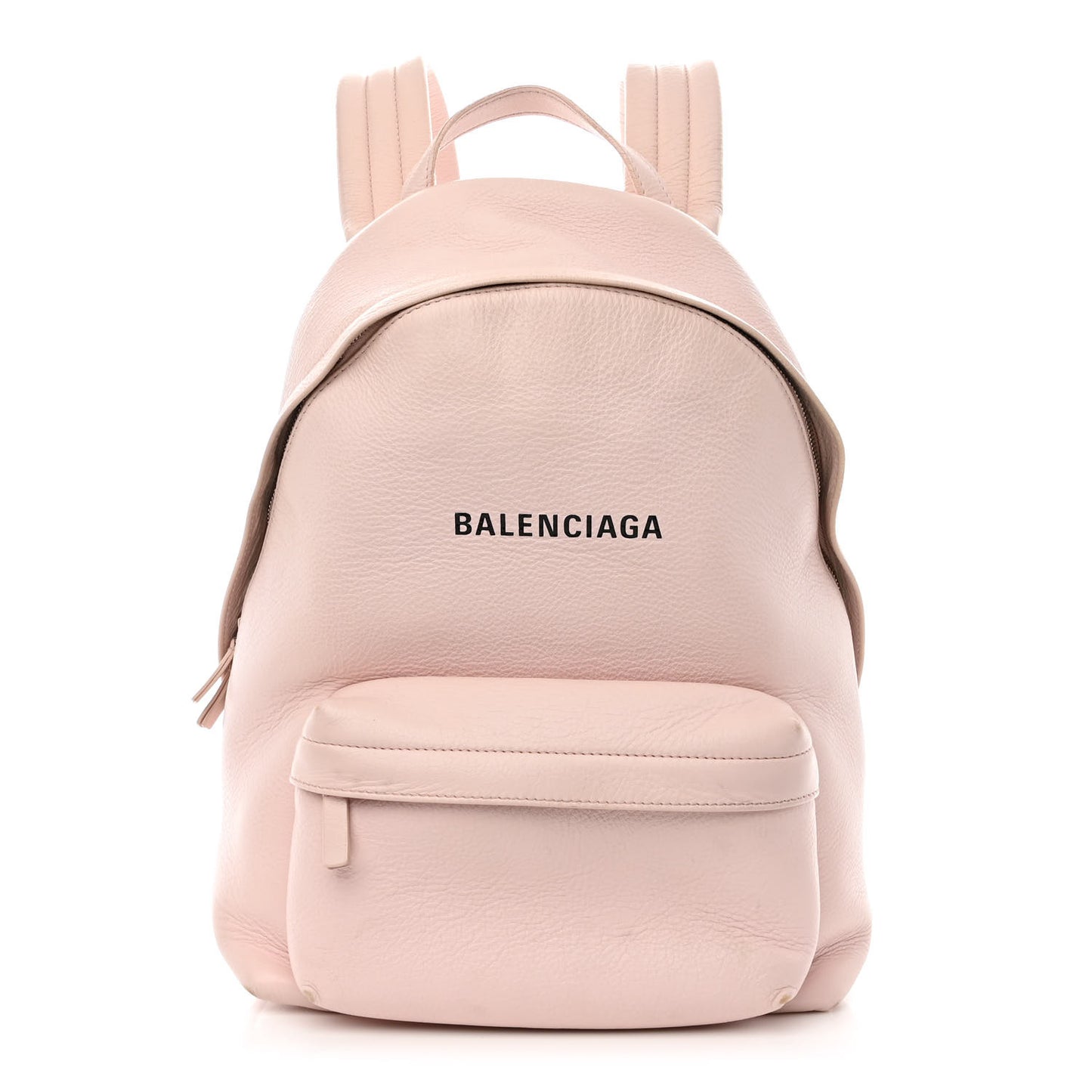 Smooth Calfskin Logo Small Everyday Backpack Light Rose Black