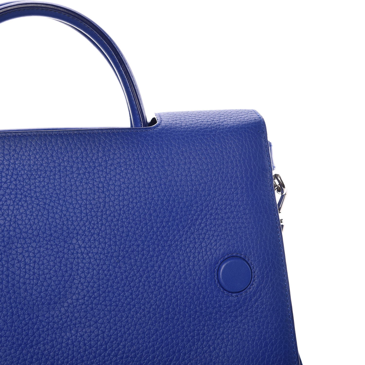 Christian Dior Bullcalf Medium Diorever Flap Yves Klein Blue 18 of 19