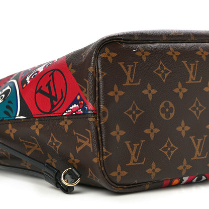 Louis Vuitton Monogram Kabuki Neverfull MM 8 of 11